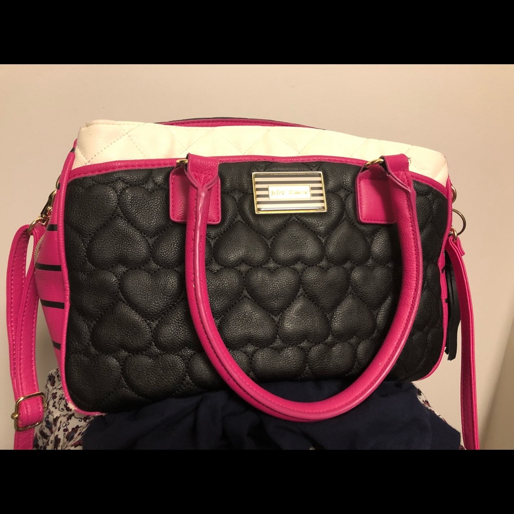 Betsey Johnson Pink and Black